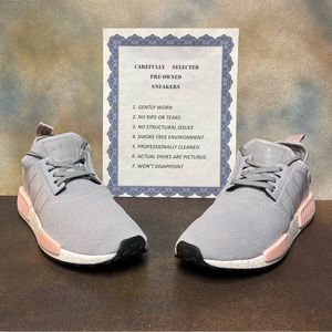 adidas NMD Women's Gray / Pink Running Shoes Size 9M